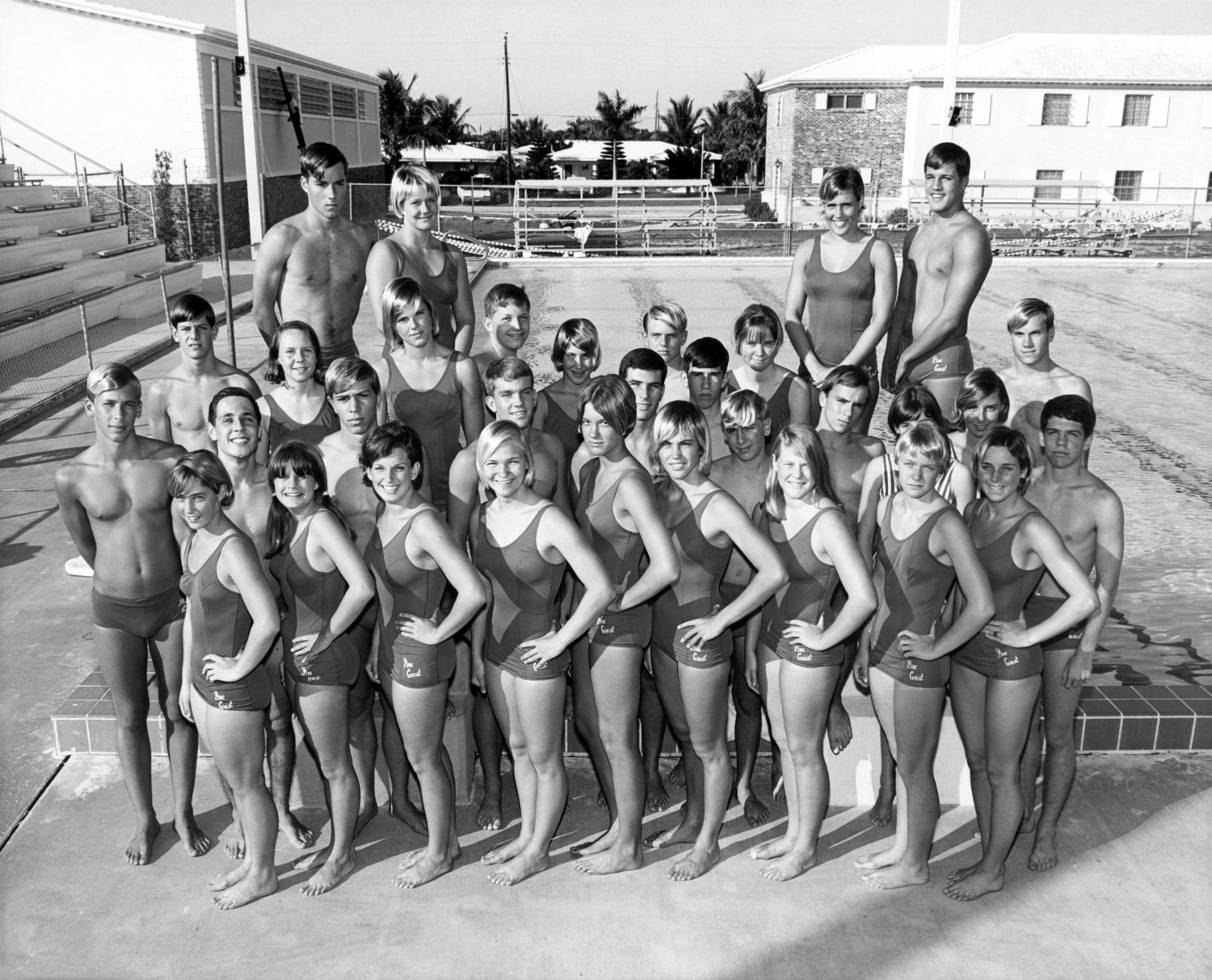 Pine Crest swim team circa 1966